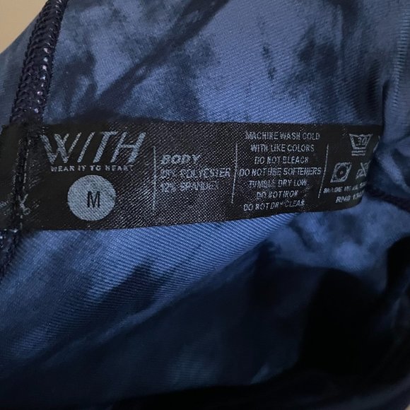 WITH x Peloton Melody Reversible Leggings Medium Workout Athletic Cycling Gym - Picture 10 of 12